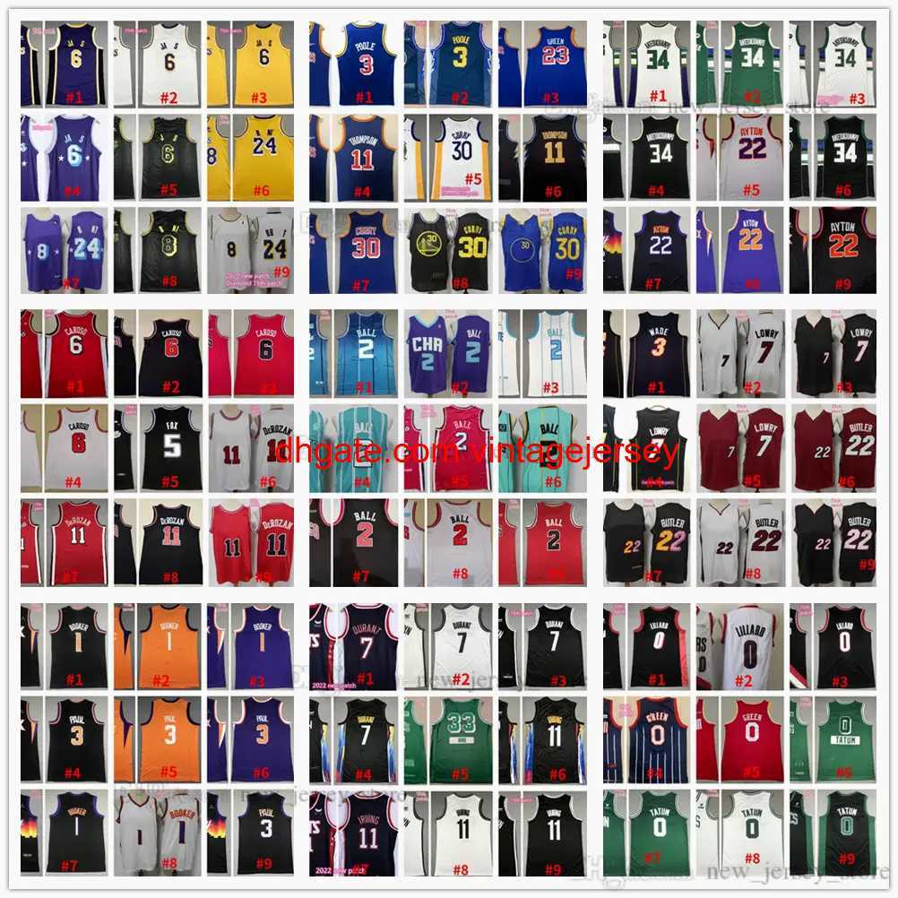 

75th City Basketball Jerseys 3 Anthony 6 James Davis 7 Carmelo 13 Harden Kevin 11 Kyrie Durant Irving Luka 0 Westbrook 77 Donci, Choose number on picture