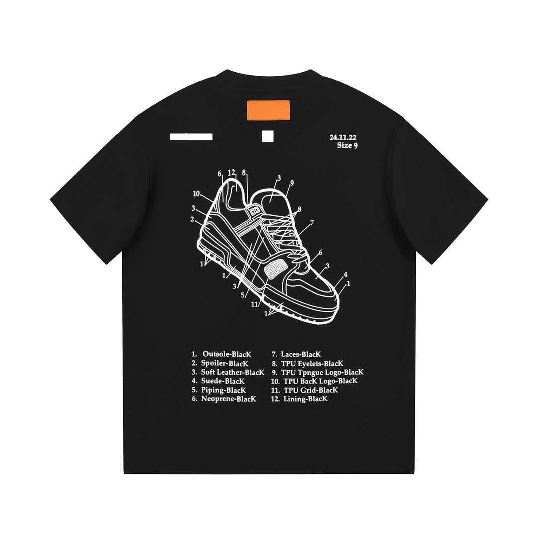Nouveaux produits au début du printemps T-shirts pour hommes Version de qualité Différent des manches courtes ordinaires Éléments de mode de créa