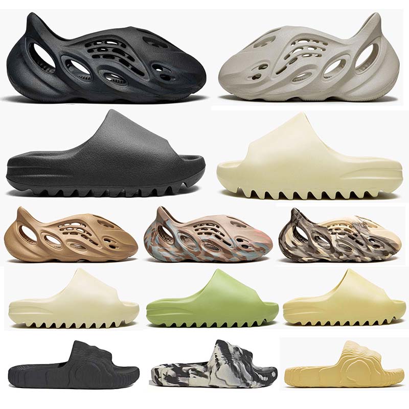 

slippers yeezy foam runners men and women sandals summer beach leisure foam shoes designer, #11