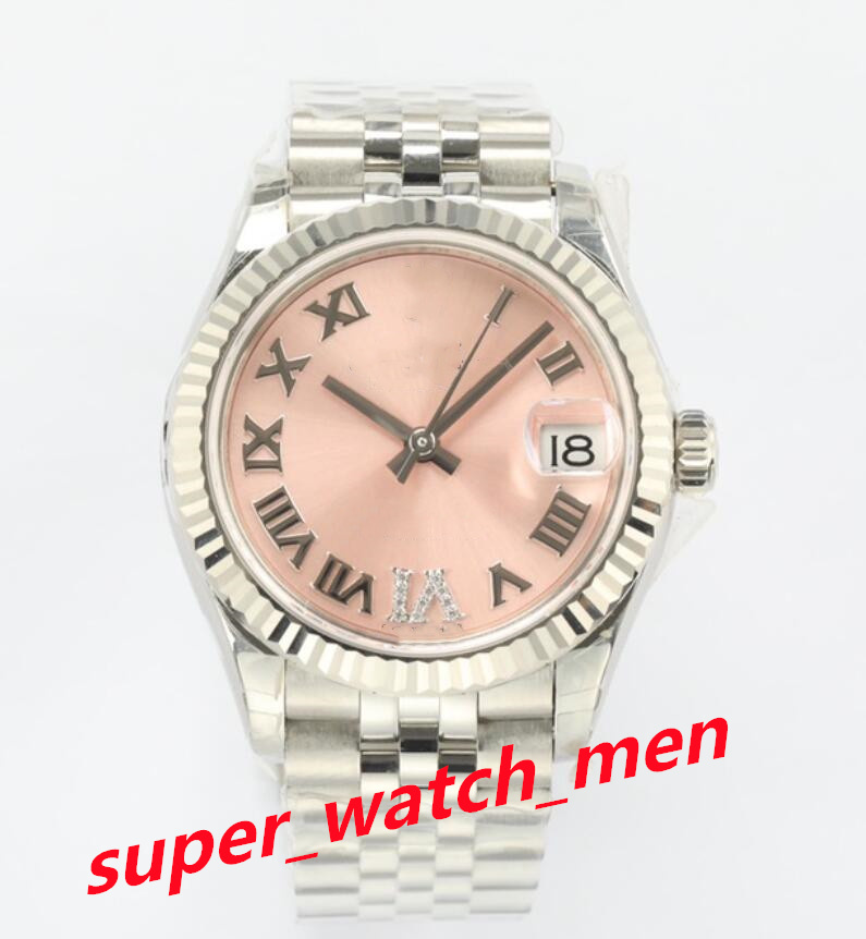 

10 style Woman Watch Automatic Mechanical Watches 31MM Full Stainless steel Imported movement Super luminous waterproof Wristwatches, Make waterproof