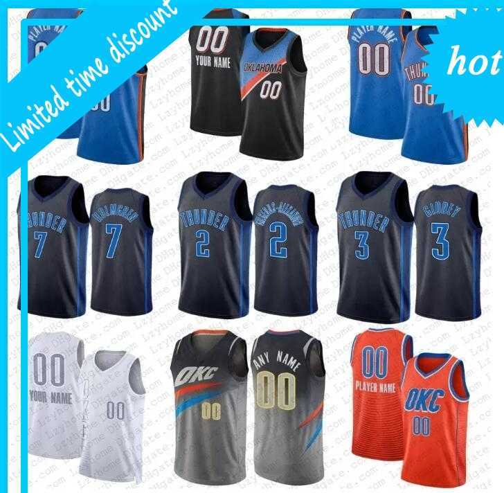 

Men Women Youth Oklahoma''City Thunder''Custom 6 Jaylin Williams 11 Isaiah Joe 2 Shai Gilgeous-Alexander 3 Josh Giddey 23 Tre Mann Basketball Jerseys, Colour