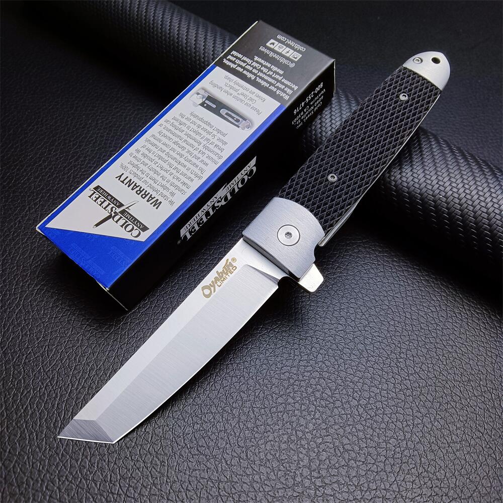

COLD Steel 26T Oyabun Flipper Knife 3.5" S35V Tanto Blade G10 Handles Outdoor Survival hunting Camping Pocket Knives EDC AD20.5 Tools 17T AD15 26s Code SR1 17DB