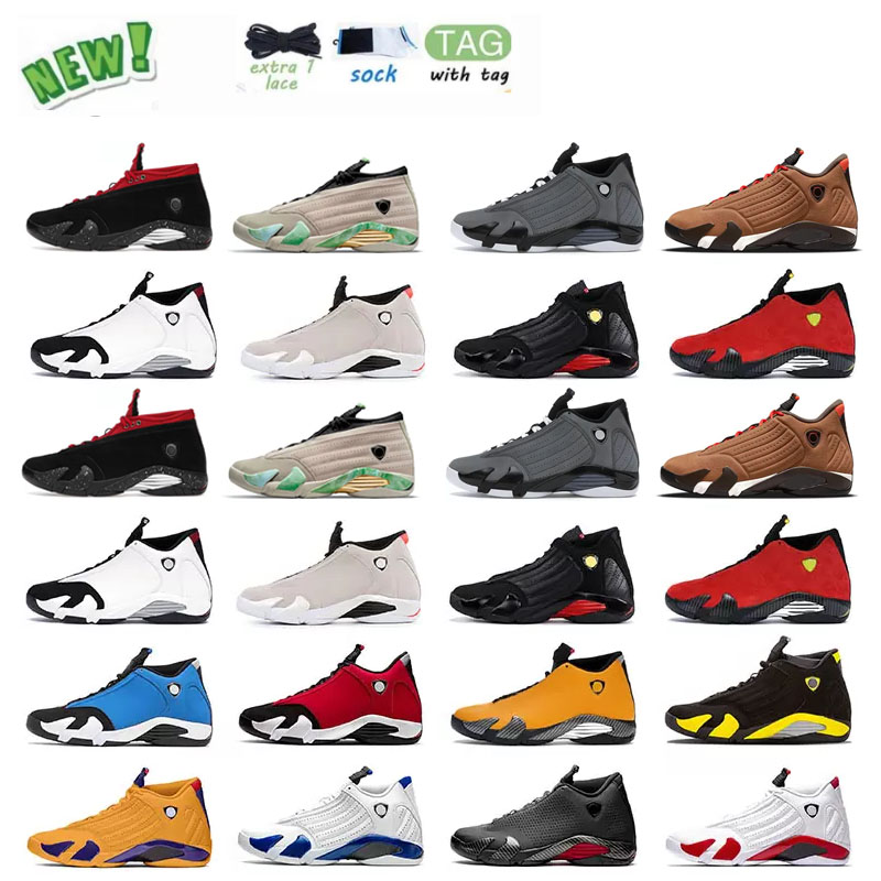 

Wholesale Jumpman 14 14s XIV Mens Basketball Shoes Light Graphite Red Lipstick Sports Sneakers Black Ferrar Golden Desert Sand Trainers, B1 red lipstick