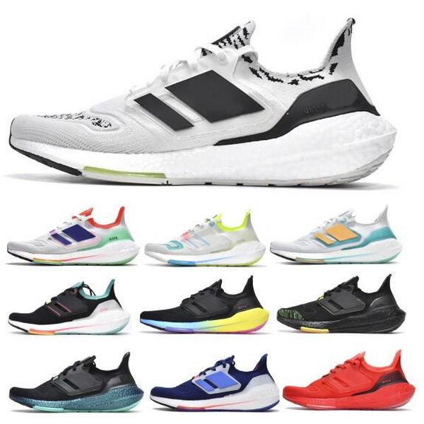 

Men Woman Running Shoes Sneakers Ultraboost 22 UB 8.0 Ultra Triple Black Flash Orange Vivid Red Turbo 2023 Trainer Size 36 - 46