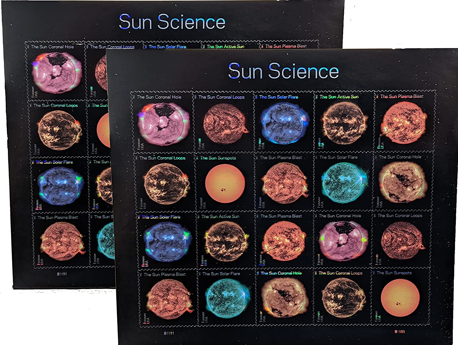 

Sun Science US Postal Sheet of 20 First Class Birthday Anniversary Wedding Celebrate, Us stamps