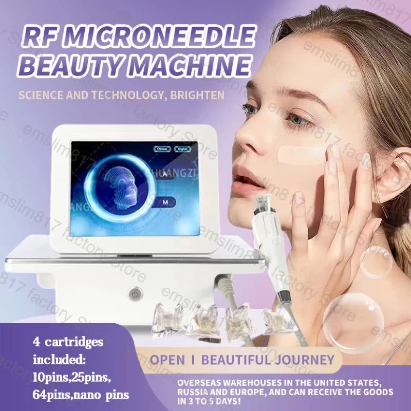 

Multi-Functional Beauty Equipment Gold Mirconeeding Slimming Machine Profession Radio Frequency Face Lifting RF Acne System Microneedling Machine