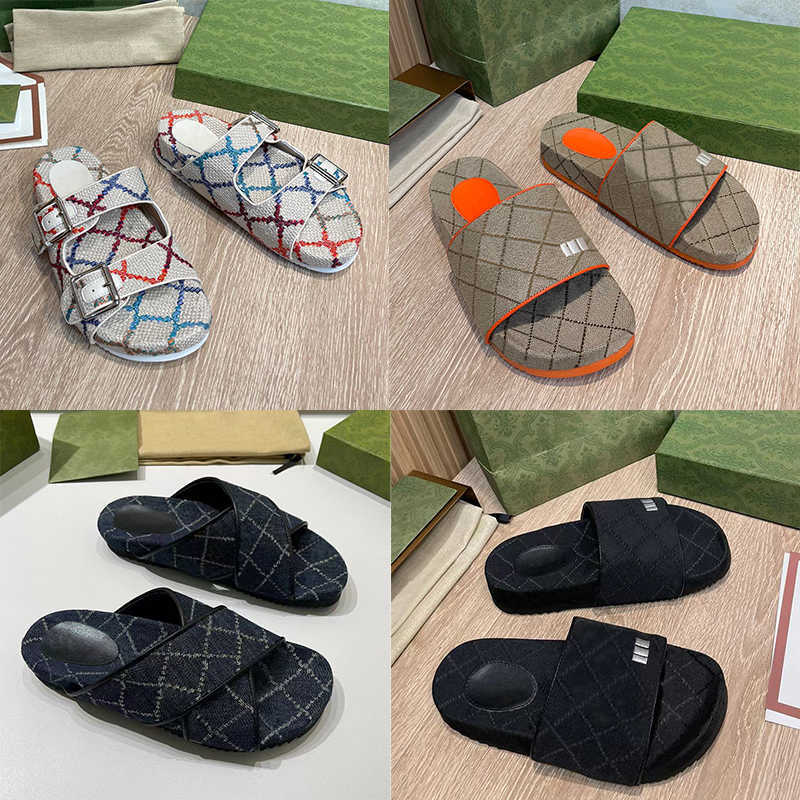 

Shoes Sandals Men Women Canvas Slide Sandal Designer Platform Slipper Thick Bottoms Lady Slides Flip Flops Summer Beach Casual Slippers 35-44 No298b