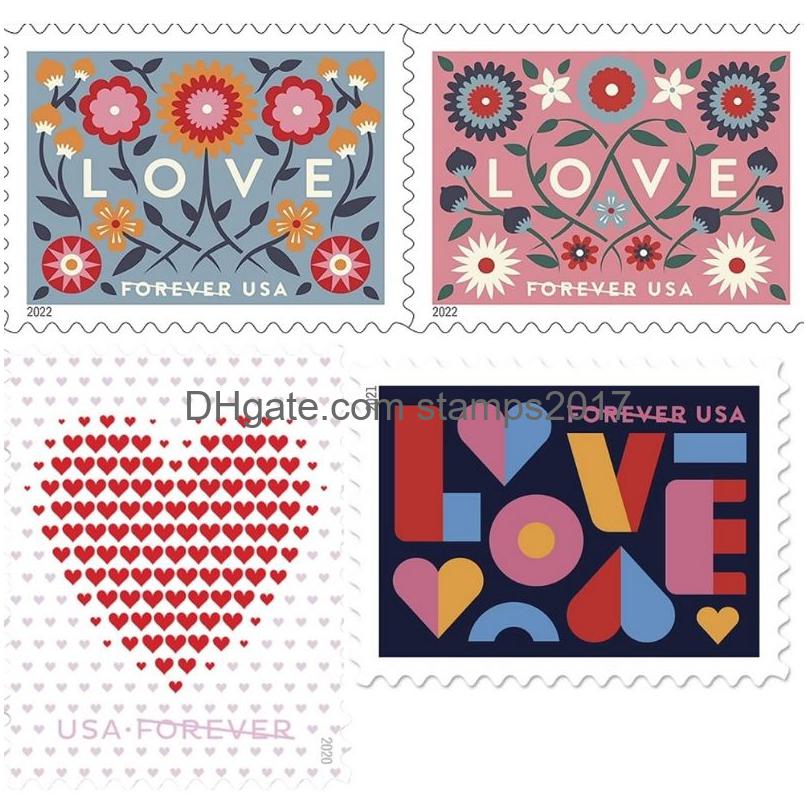 

Stamps Us Postal Love 2022 First Class 5 Sheet Of 20 Celebration Valentine Anniversary Wedding Romance Party Drop Delivery Otfcx, As details