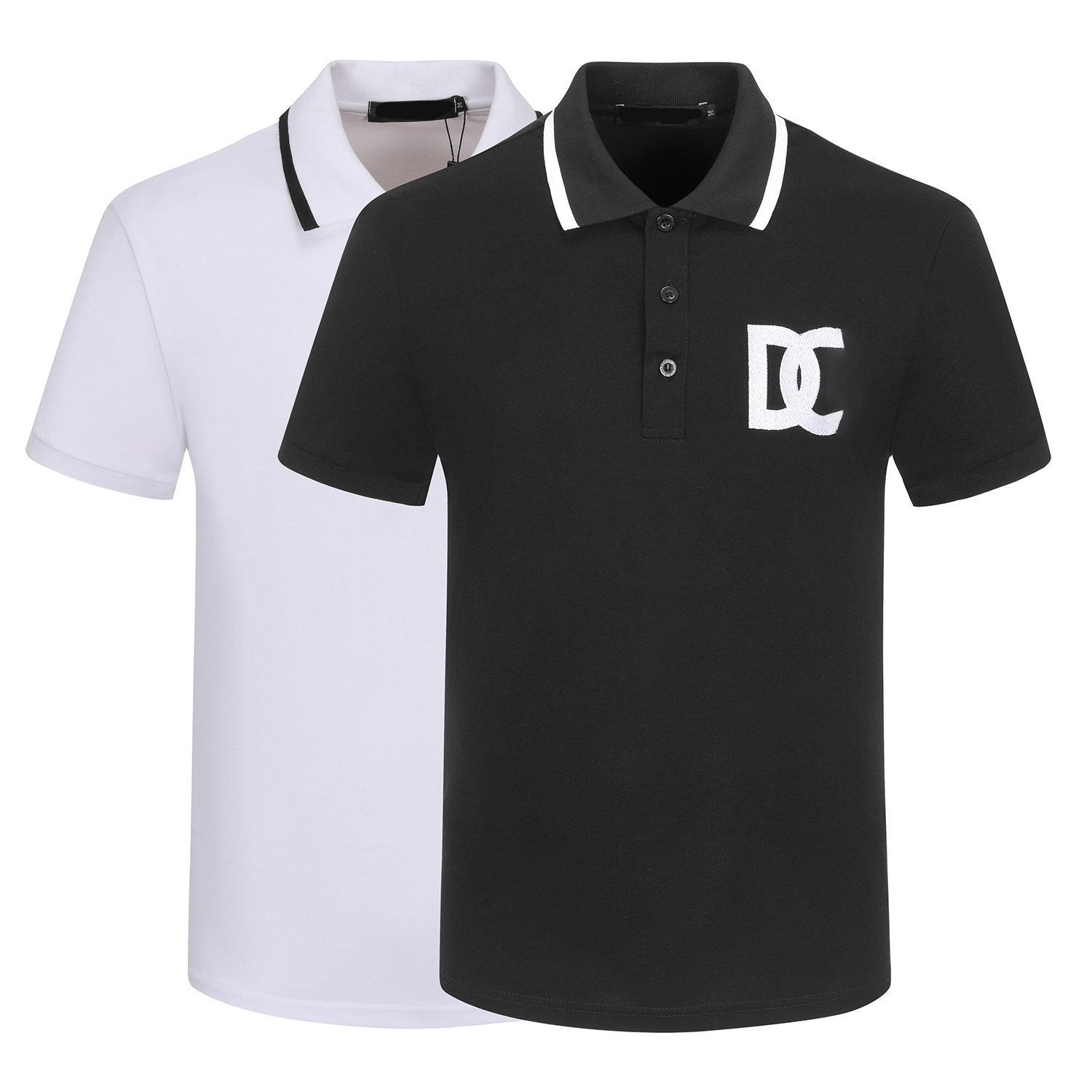 

Designer Men's polo luxury black and white various styles shirt lapel Short sleeve Casual Embroidery 100% cotton brand cotton High Street business fashion3XL#99