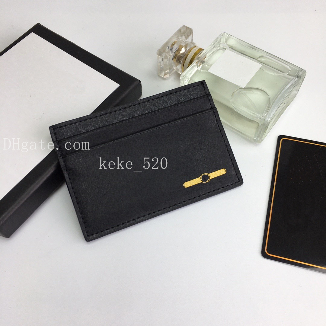 Hot top quality italy cardholder men double g card holders luxury designer leather classic retro wallet Mini Bank Card bag Card holders zero wallet