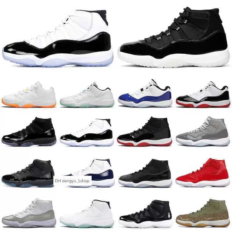 

Jumpman 11 Basketball Shoes Men Women Sneakers UNC Trainers Cool Grey 25Th Anniversary Low Legend White Bred Concord 11S OG air shoe