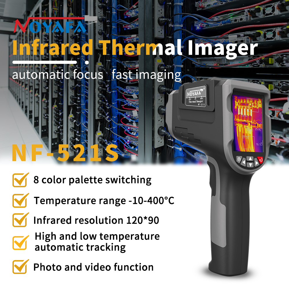 

NOYAFA NF-521S Thermal Imaging Camera HD Digital Night Vision Infrared Thermometer Handheld High Definition Thermal Camera