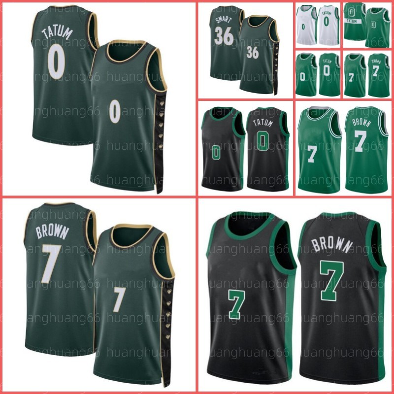 

New Basketball Jerseys 0 33 7 36 Jayson Tatum Jaylen Brown Marcus Smart mens, As