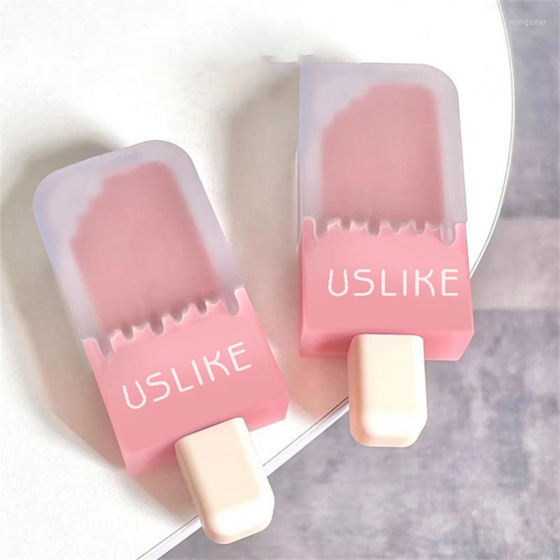 

Lip Gloss Ice Cream Lipstick Matte Fog Glaze Velvet Long Lasting Stick High Color Mud Waterproof Women Makeup Korean Cosmetics, 01