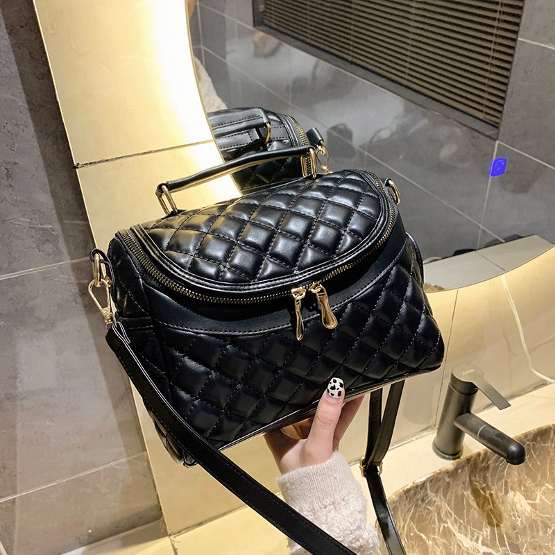 

Women Inclined Shoulder Bags Fashion casual Womens Bag Small Handbag Totes High-capacity PU leather Large volume wholesale Girl Mobile Phone Bag Black 2585, White