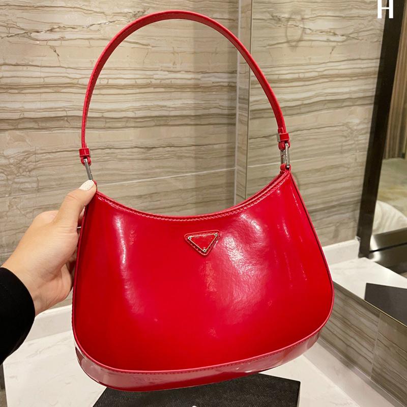 

Patent Leather Shoulder Bag Women Handbag Purse Classic Letter Underarm Hobo Bags Lady Totes Evening Clutch 30cm Wallets, 30*23cm