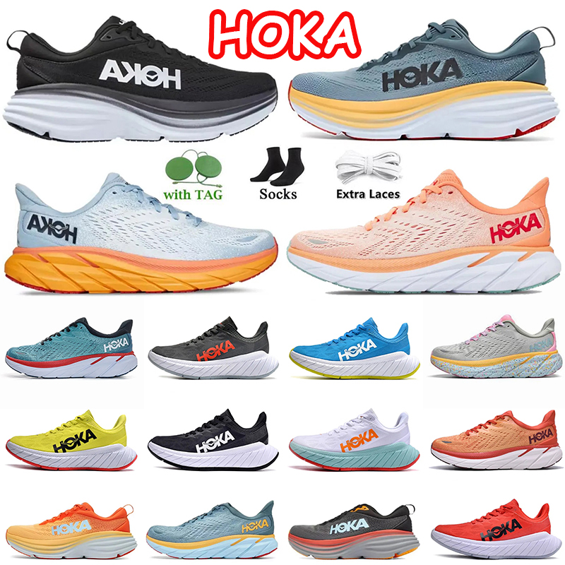 

Hoka ONE Bondi Clifton 8 Running Shoes 2023 Designer Carbon x2 Shock Absorption Sneakers Platform Athletic Highway Runners Outdoor Luxury Trainers Sports Trainers, C10 clifton 8 (7) lunar rock