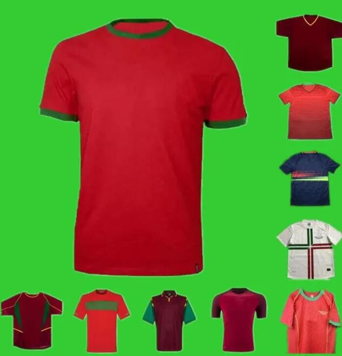 

Portugal Retro Soccer Jerseys 1998 1999 2010 2012 2002 2004 RUI COSTA FIGO RONALDO NANI Football Shirts Camisetas de futbol Uniforms -XXL