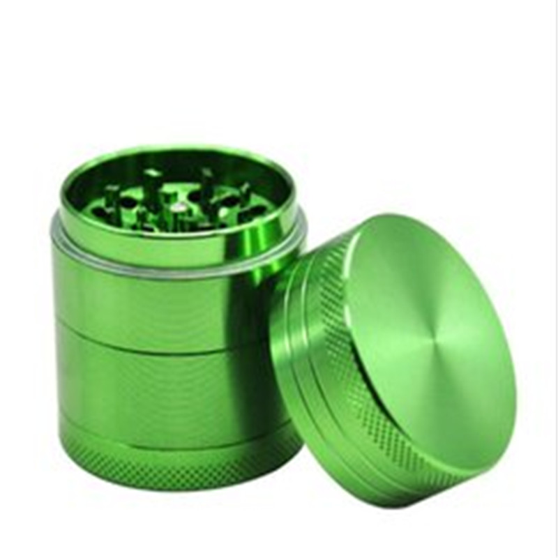 

new cigarette mill diameter 40mm aluminum alloy material concave convex tooth 4 layer metal smoke cutter.