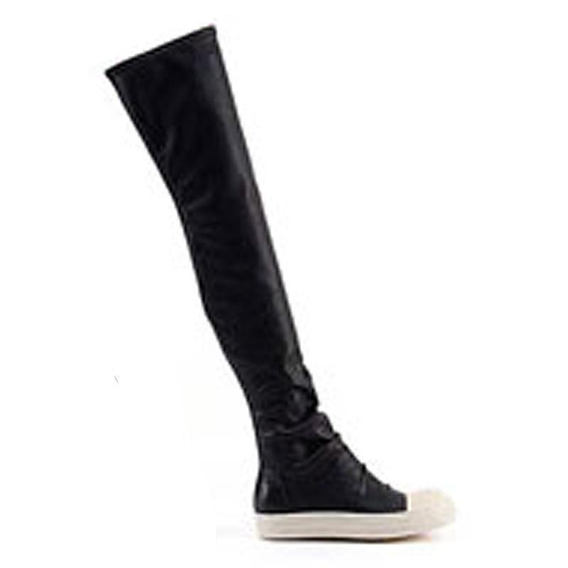 

Boots Designer Boots For Woman Winter Fashion Black Over The Knee Boot Martins Thigh-high Booties Platform Heel Soft Real Leather Luxur Sxqo, 1#