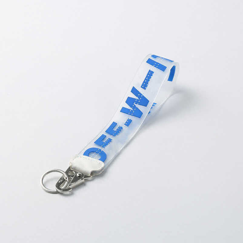 

Luxury Key Rings Brand Keychains Clear Rubber Jelly Letter Print Keys Ring Fashion Men Women Canvas Keychain Camera Pendant Belt 3.5x25cm Keyring W2n8
