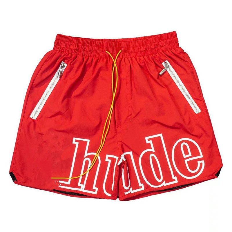 

Men's Shorts Mens Shorts Swim Designer Swiming Blue Black Size xl Letter Rhude Designers