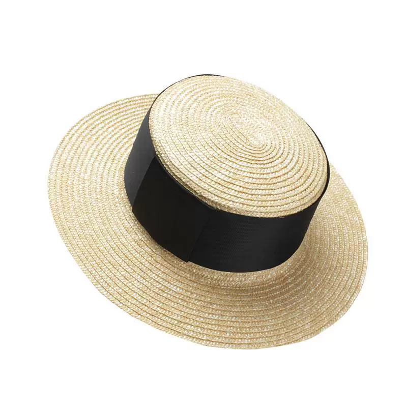 

Women Straw Hats 2021 Summer Boater For Sunscreen Beach Hat Sombreros Mujer Verano Wide Brim, As pic