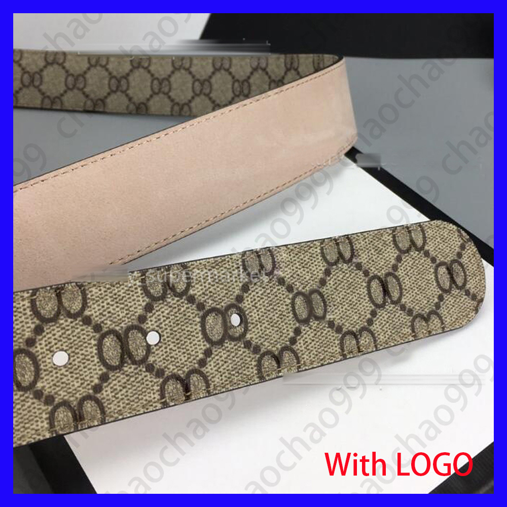 

8G TOP Designer Belts Men Womens Fashion Classic Casual Letter Jeans Brown Black Smooth Buckle High Quality Luxury Brand 20 Colors Width 3.8cm With Box G010, Gold