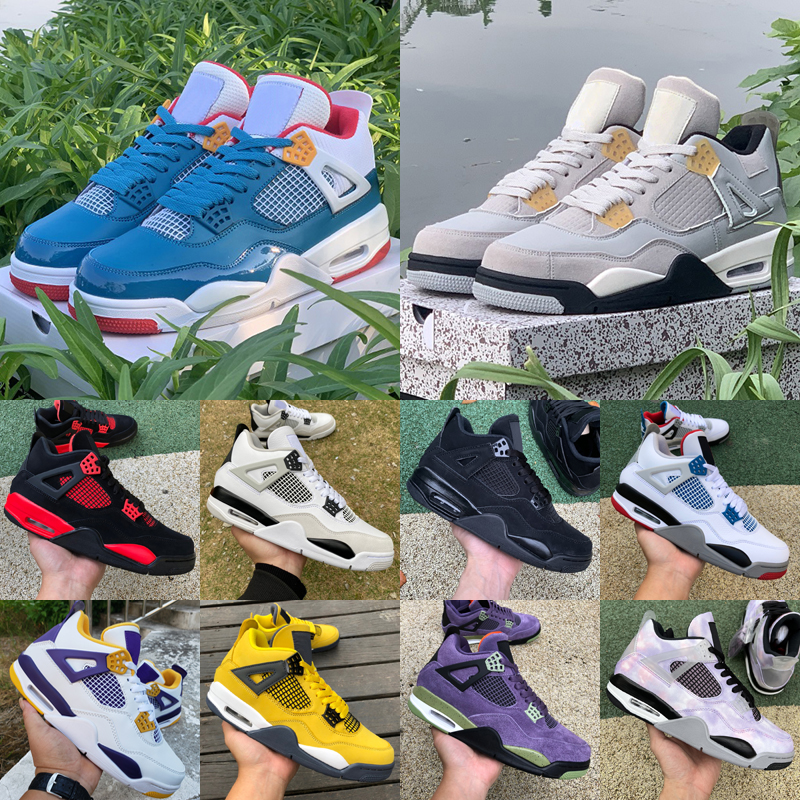 

Jumpman 4 Messy Room 4s mens Basketball Shoes University Blue white oreo metallic purple black cat bred shimmer cactus jack men women sneakers EUR36-47, As photo 37