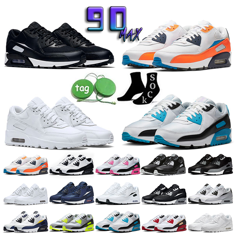 

90 90s men women airmaxs running shoes Michigan Radiant air Red Pastel mens trainers max sports sneakers runners 36-47