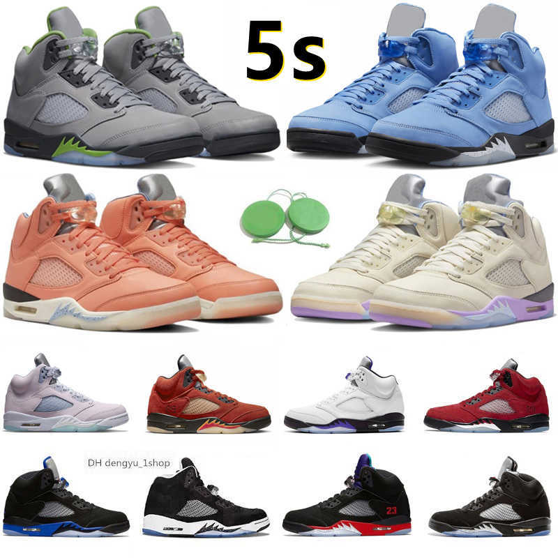 

2023 5 5s Mens Basketball Shoes University Blue Crimson Bliss Sail Mars For Her Aqua Black Metallic Raging Bull Bean Easter Co jordens hoes, Color#13