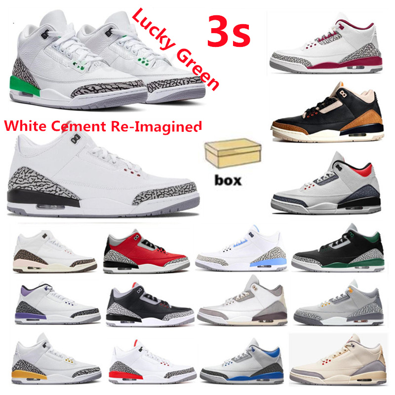 

Lucky Green Cardinal 3 Basketball Shoes Dark Iris Fire Red Rarer Blue Seoul SE Muslin Desert Elephant Emerge Men Sneaker White Black Cement ReImagined Cat 4 4s With Box, 4s lightning