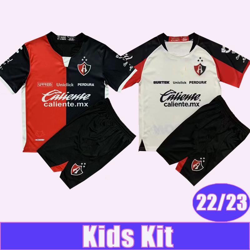 

22 23 Atlas L.REYES J. ANGULO Kids Kit Soccer Jerseys G.AGUIRRE J.TORRES Rocha Home Away Football Shirt Short Uniforms Child Suit6, Tz9808 22 23 away no socks