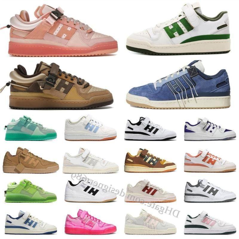 

Boots 2022 casual Shoes Bad Bunny Forum Buckle Low Women Mens Forums 84 Low Cafe Brown Pink Easter Egg Back White Grey OG Bright Blue W Xjni, Box