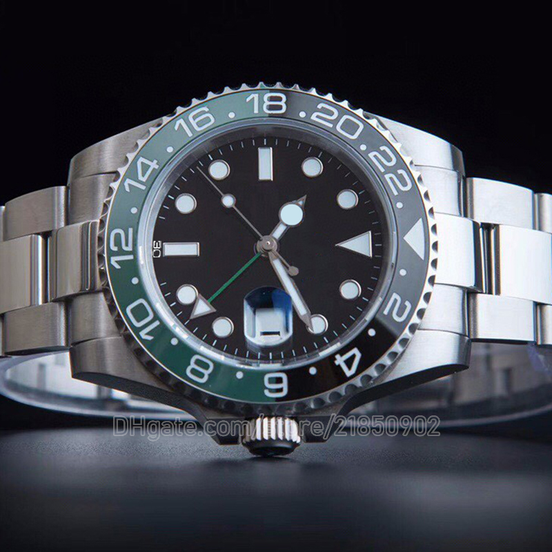 

Fashion watch for man ice out watches lady wristwatch men movement pepsi bezel blue dial gold bracelet jubilee oyster strap sapphire luminous waterproof 904l, Color 8