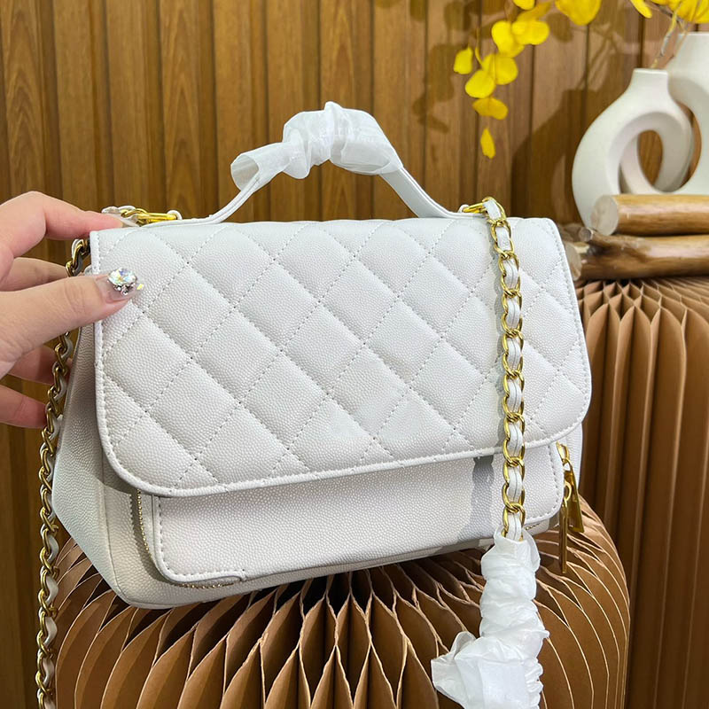 

CC Shoulder Bags French Classic Trend Shoulder Bag Caviar Calfskin Quilted Diamond Lattice Purses Designer Women Handbags Crossbody Multi Pochettes Card Holder, Customize