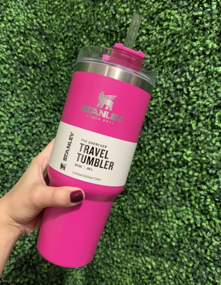 

Stanley 30oz Car Tumblers Heat Preservation Couple Simple Cups Stainless Steel Large Capacity Male And Female Students Water Bottles With LOGO Wholesale GG062799, Multi-color