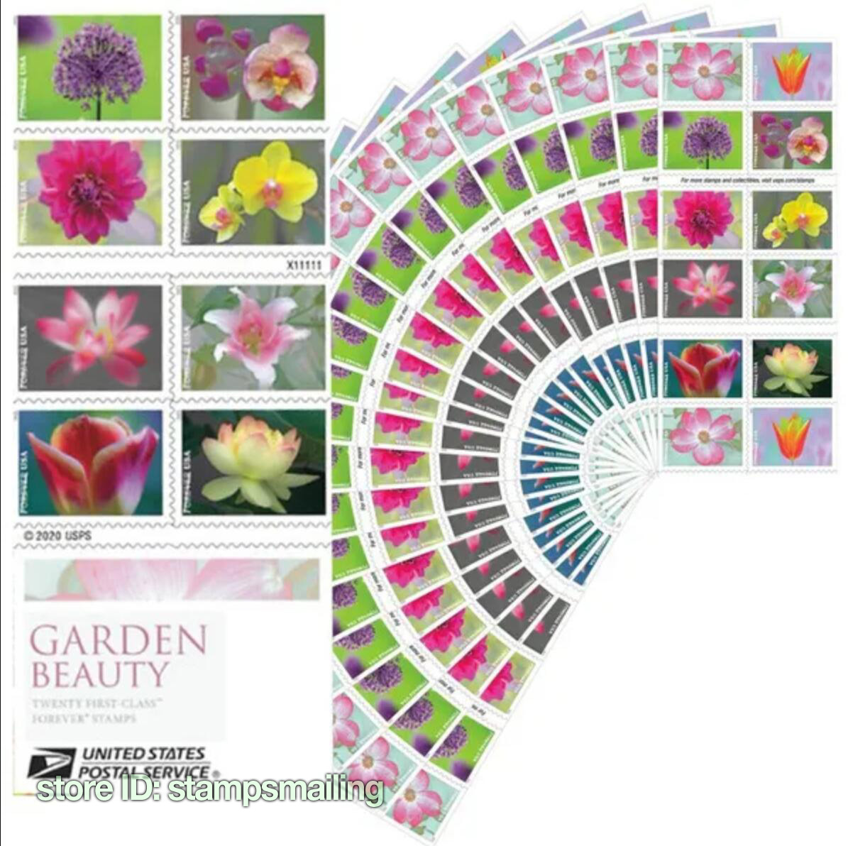 

Garden Corsage Wedding Invitations Forever Sheet of 20 Two Ounce Rate Valentine Celebration Anniversary Announcement, Us stamps