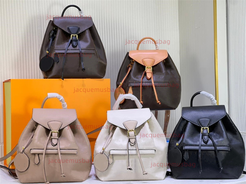 

Women bag Montsouris backpack Knapsack handbag Designer Shoulder crossbody bags ladies luxurious High-grade leather Monograms messenger wallet purses Satchels