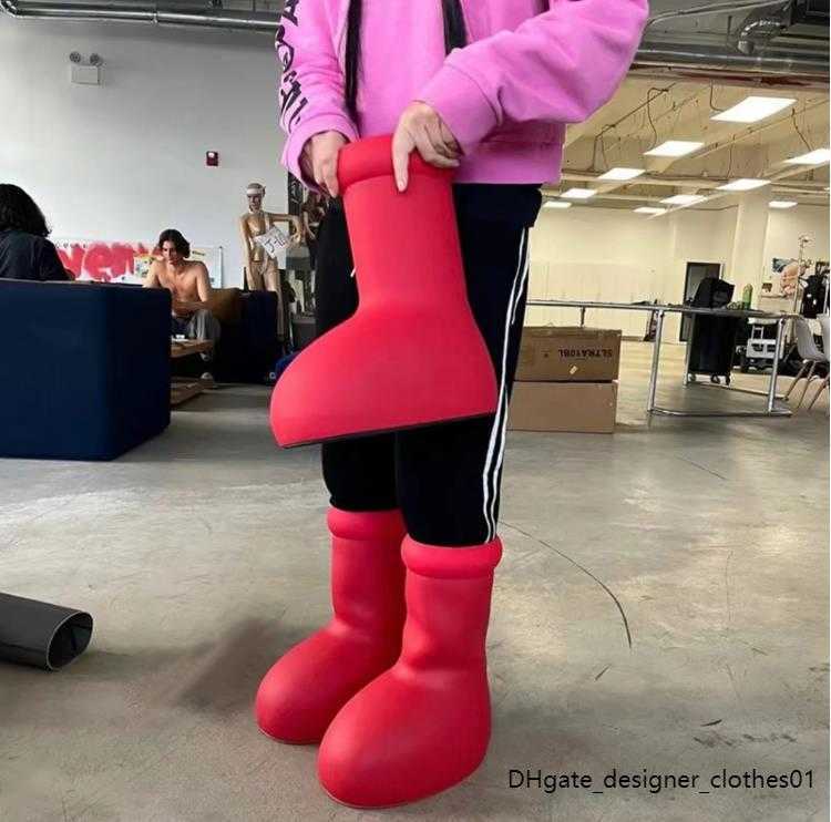 

Astro wood red boots snow boots rain boots Martin boots round toe snow boots Astro wood cos boots red long boots a2, The same style as astro boy