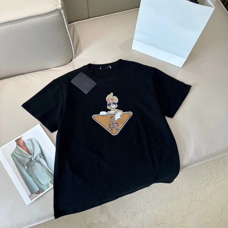 

designer shirt Mens T Shirts designer t shirt fashion clothing short sleeve women Punk print letter embroidery Cat Summer Skateboard tops black shirt, Empty bag(not sell separately)