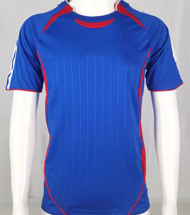2006 Jerseys de football rétro Frances Zidane Henry Deschamps Vintage classique 2000 Frechs Shirt Pires Maillot Kits Men Maillots de Football Jer