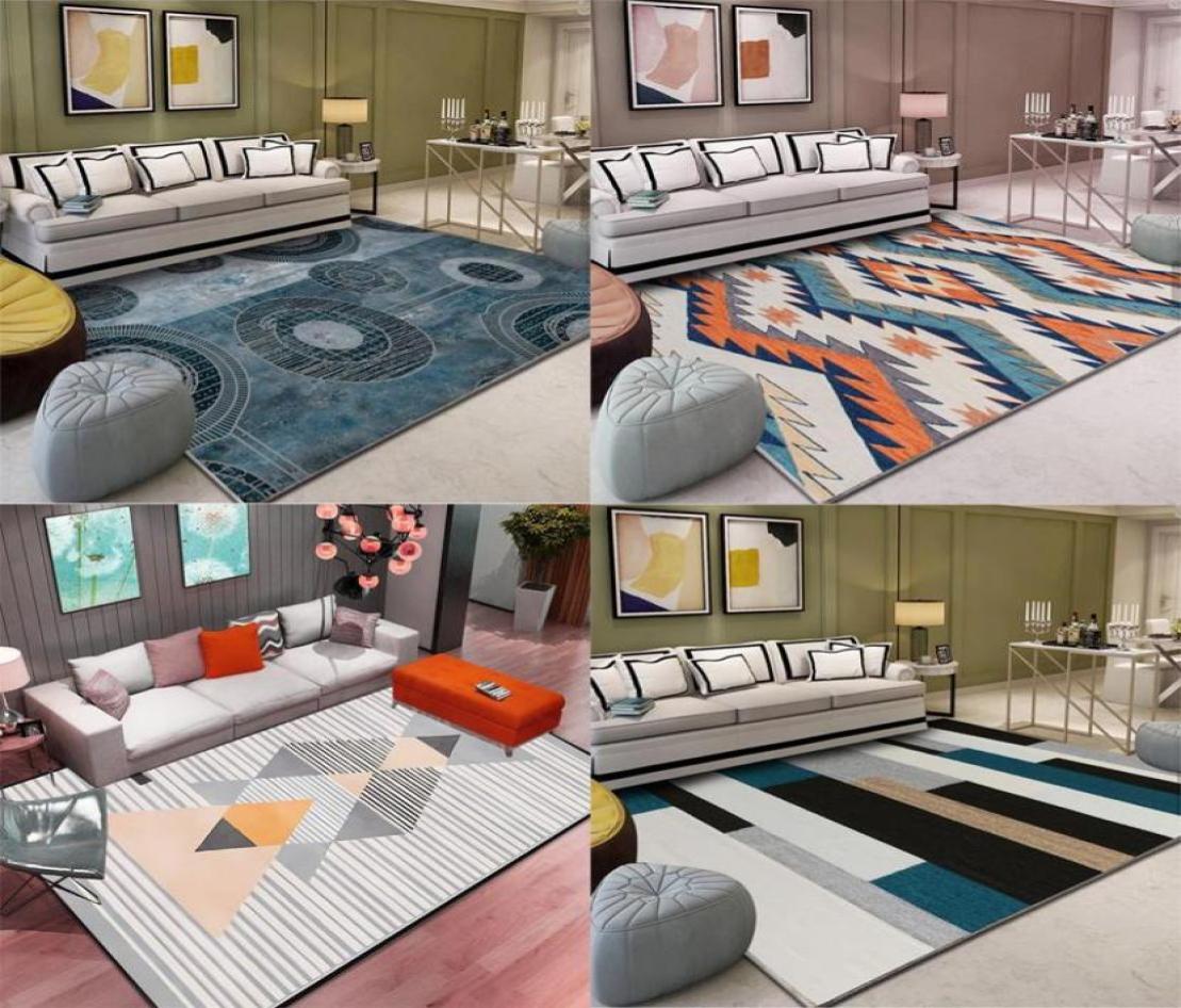 

Carpets Simple Art Stripes Lattice Carpet For Living Room Bedroom Antislip Floor Mat Fashion Kitchen Area Rugs1328567, 01