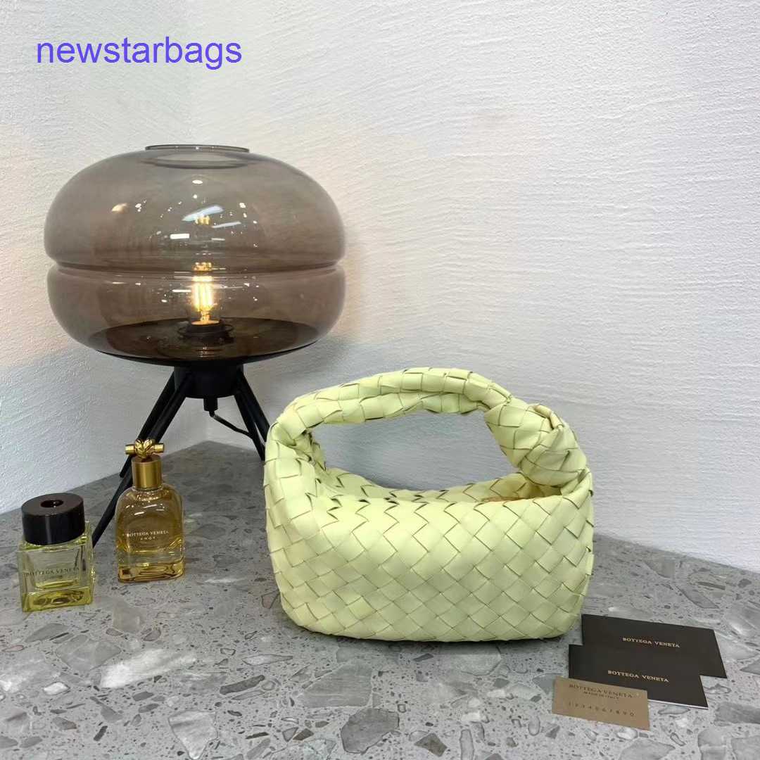 

Jodie bags Designer Bottegs Venets online shop 2023 new female woven Pu women's hand armpit cowhide party OVQ2, Light yellow