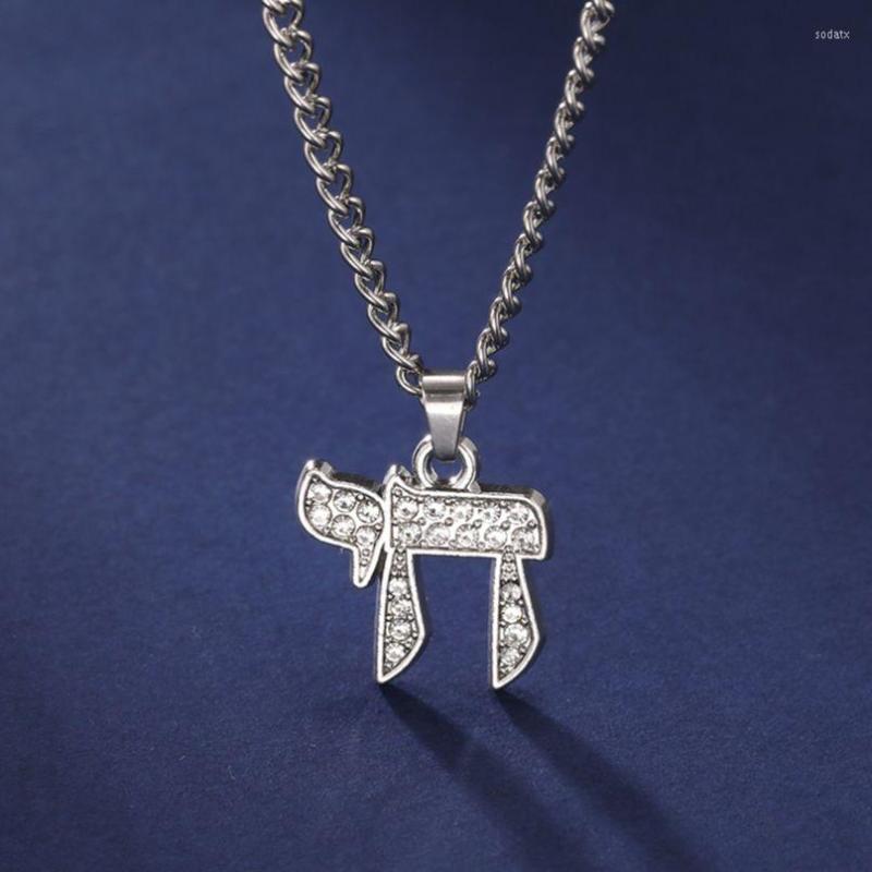 

Pendant Necklaces Dawapara Jewish Chai Symbol Necklace Hebrew Word Amulet Traditional Religious Judaic Hanukkah Gift For Men Women