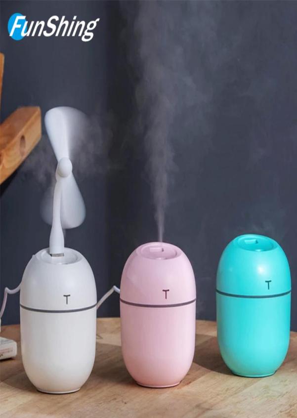 

FunShing 200ML Mini Air Humidifier Ultrasonic Purifier Car Aroma Essential Oil Diffuser USB Mist Maker Portable Home Appliance 2206996057