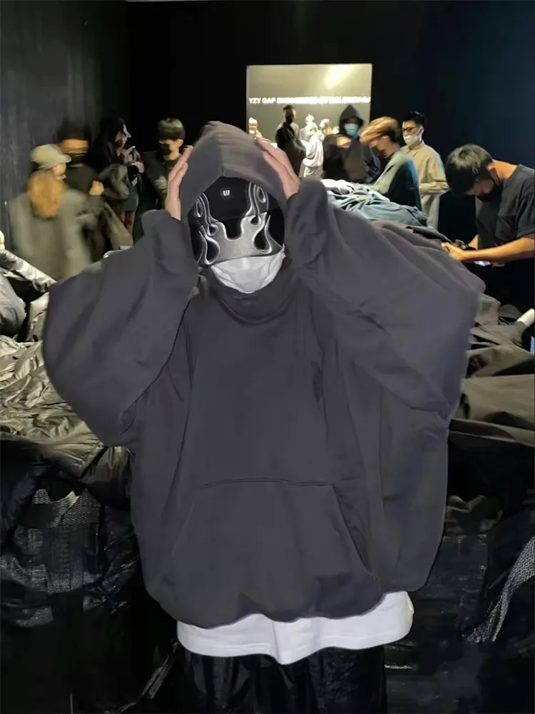 

Designer Kanyes Classic Wests Luxury Hoodie Three Party Joint Name Peace Dove Printed Mens And Womens Yzys Vintage Pullover Sweater Hooded Naxian GAP 23ss US SIZE, Dark gray (single layer)