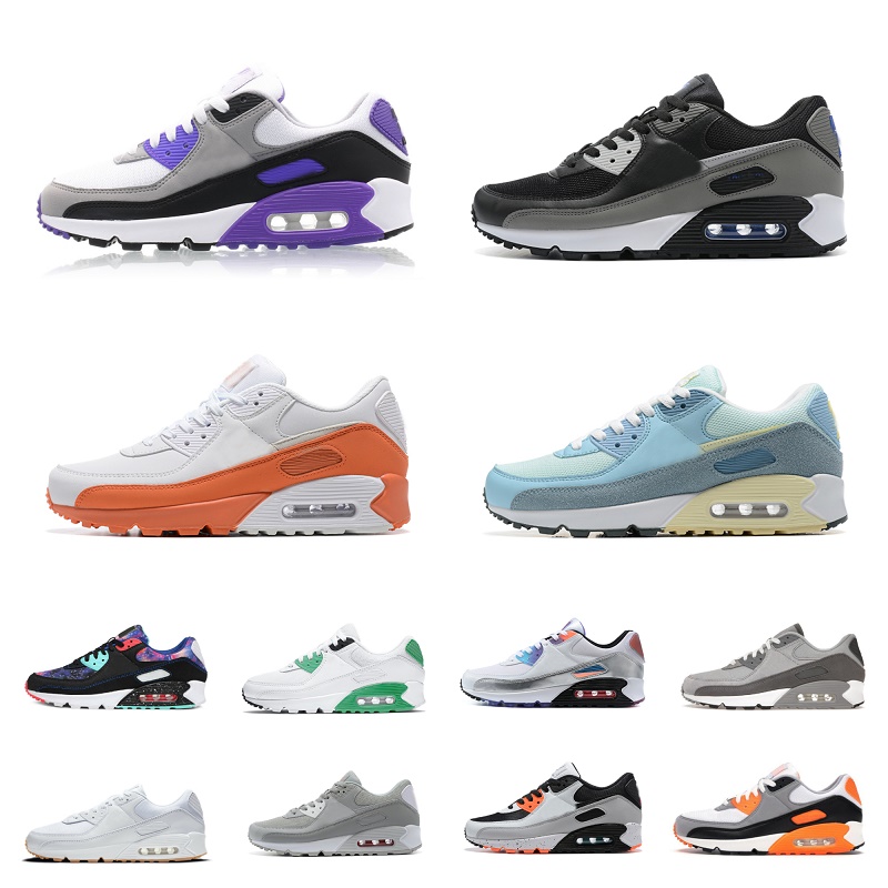 

2023 UNC 90 Max airmaxs running shoes Triple black white Rose Pink Anthracite Dark Grey Viotech Be True Laser Blue City Pack London 90s airs mens womens Sports sneakers, Customize