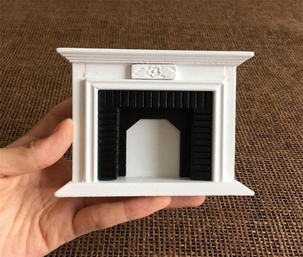 

Mini Home for Doll White European Furniture Dolls House Model Building Kits 1 12 Wooden Dollhouse Creative Fireplace 2206105088977, Wt