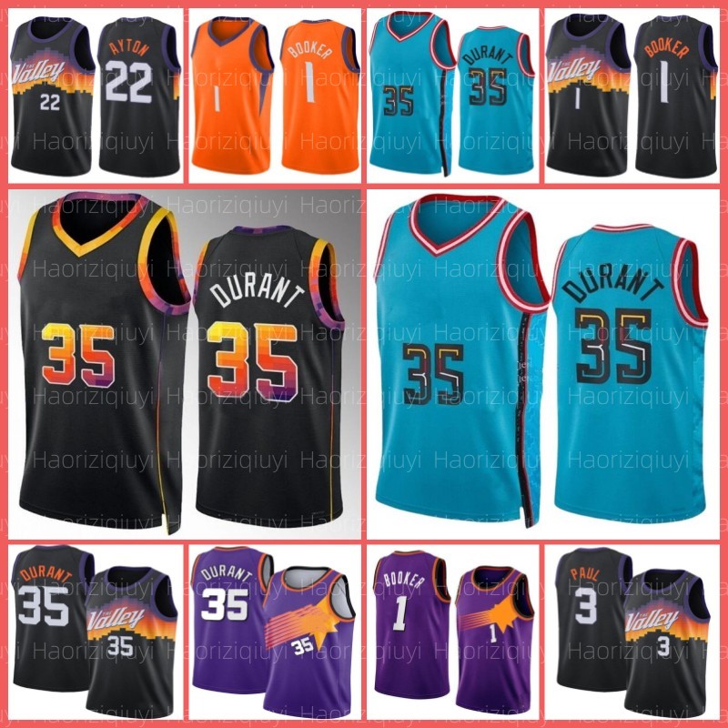 

Durant Kevin Devin Booker Chris Paul Basketball DeAndre Ayton Jerseys 1 3 22 Phoenixs Jersey Sun Steve 13 Nash Jersey Charles 34 Barkley Men 35, Men jersey